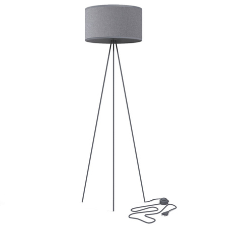 CADILAC I 7992 Nowodvorski Grey E27 Trojnožková stojací lampa vysoká.156 cm Moderní