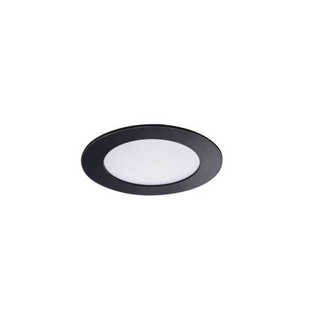 Svítidlo LED pro skryté osvětlení 6W 270lm 3000K Warm 110° Round Black ROUNDA Kanlux
