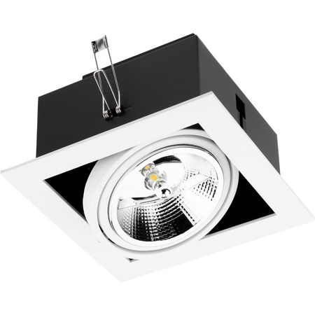 Halogenová Podhledové svítidlo GU10, ES111 Nastavitelná Čtvercová Bílá CANIS LUMILED