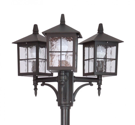 Venkovní zahradní lampa LANTERN E27 Venice OGMWN 3 KW 180-280cm černá Su-Ma