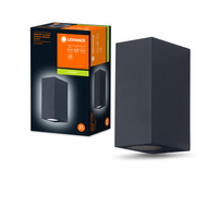 Nástěnné fasádní nástěnné svítidlo ENDURA Classic Square UpDown Black LEDVANCE