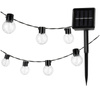Solární venkovní zahradní lampa LED 0,12 W 6000K Cold Black IP44 Starlight Kobi