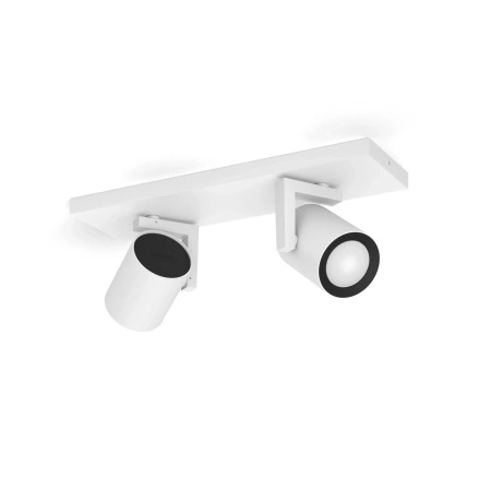 Bílá a barevná ambientní lampa Philips HUE Argenta 2x4,2 W Bluetooth Zigbee