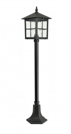 Venkovní zahradní lampa LANTERN E27 Wenecja K 5002/2/KW 106cm černá Su-Ma