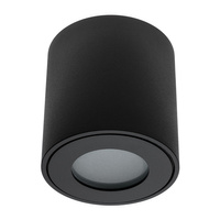 Svítidlo pro povrchovou montáž Tuba GU10 Round Black 84mm IP54 Moderní