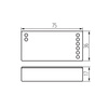 Mono CCT LED pásek Controller 10A White CTRL Kanlux