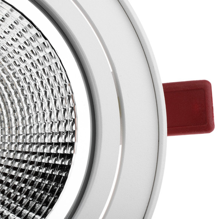 Podhledové svítidlo GU10, AR111 Nastavitelná Kulatá Bílá 14cm CARPI LUMILED