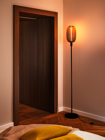 Dekorativní LED žárovka E27 4W = 12W 120lm 1800K teplá bílá 320° Smoke Filament Vintage 1906 Osram