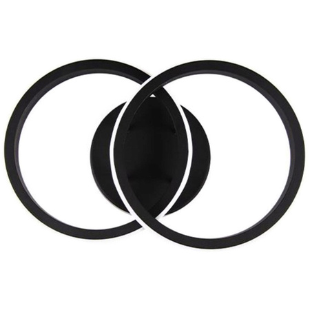 LED lustrové stropní svítidlo 13W NEBULA LYRA Černá