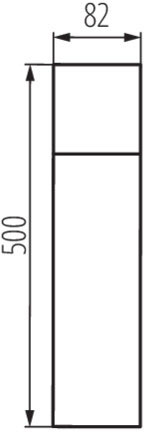 E27 IP44 antracit VADRA KANLUX venkovní venkovní stožáry venkovní stojací E27 IP44 antracit VADRA KANLUX