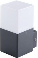 VADRA KANLUX E27 IP44 Vnější nástěnné antracitové sloupy VADRA