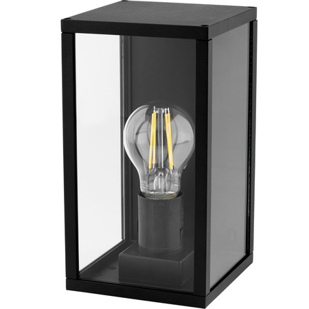 Zahradní nástěnné svítidlo horní-spodní fasádní svítidlo Malmo E27 IP44 grafit - GOLDLUX (Polux)