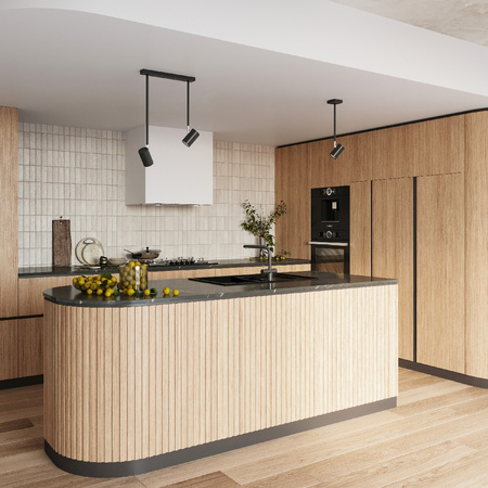 Stropní svítidlo NORANO GU10 Reflector Halogenové svítidlo Movable Black SOLLUX