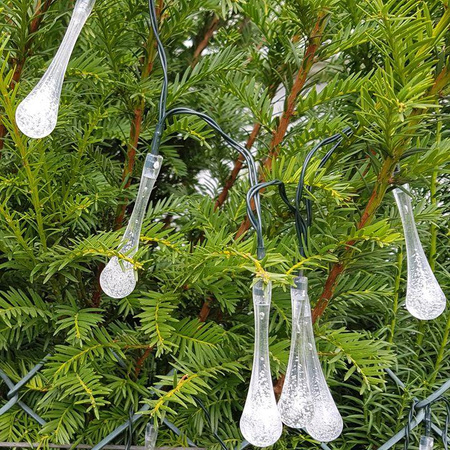 LED solární zahradní girlanda ICE 30LED GOLDLUX (Polux)