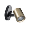 Nástěnné svítidlo Stropní svítidlo Nastavitelné LED GU10 Round Black Gold Laurin Kanlux