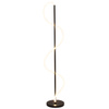 LED stojací lampa 36W 4300lm 4000K neutrální černá Emma Sanico Goldlux