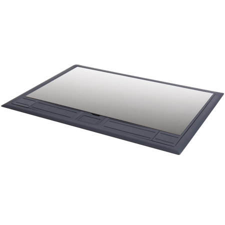 Podlahový box BIURO+ 23,1x32,1 cm INOX KANLUX