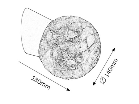 Nástěnné svítidlo LED E27 White Classic Grace 2432 Rabalux