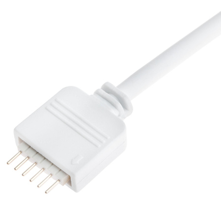 Konektor pro LED pásek 6PIN RGB + zásuvka CCT vidlice s 12mm kabelem