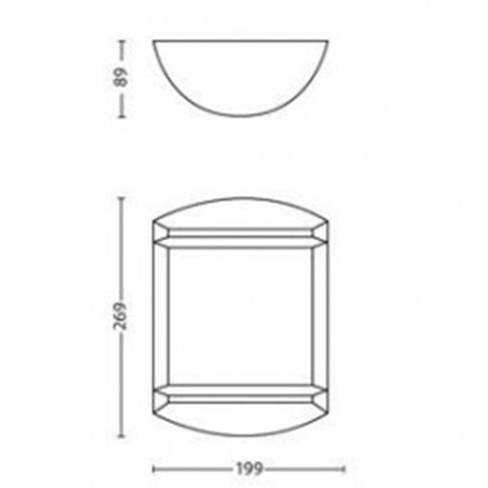Zahradní lampa LED nástěnná lampa ANTELOPE myGarden 6W 4000K IP44 bílá PHILIPS