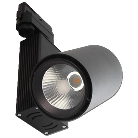 LED dráhové světlo 30W 4000K lampa pro 3fázové dráhy černá