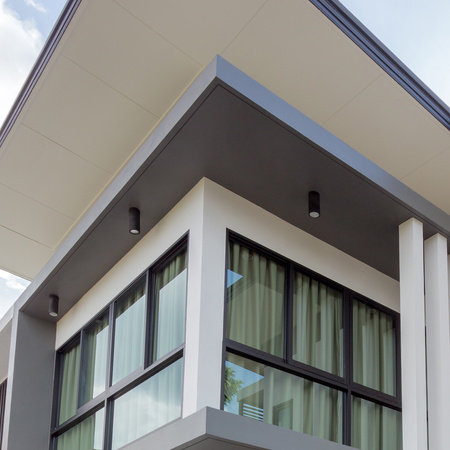 Hermetické svítidlo přisazené venkovní stropní svítidlo Černá LED GU10 ATLANTA IP54 GOLDLUX (Polux)