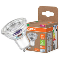 LED PAR16 Reflektor GU10 2,5W = 50W 450lm 4000K Neutrální 100° 180lm/W ENERGETICKÁ ÚČINNOST Osram