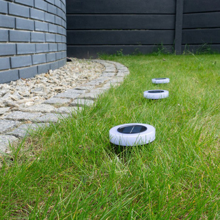 LED solární zahradní světlo 4000K IP44 Dusk Sensor