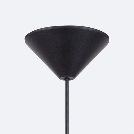 ZUMA E27 černá skandinávská stropní závěsná lampa SOLLUX