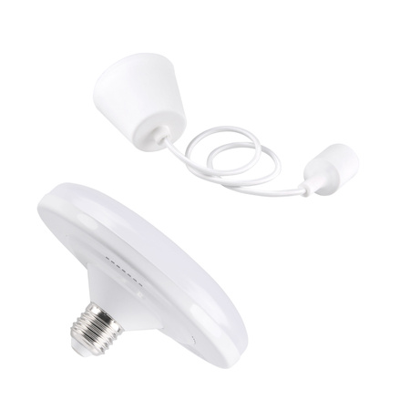 Stropní závěsné svítidlo KIKI 1xE27 10W WHITE 3000K GOLDLUX (Polux)