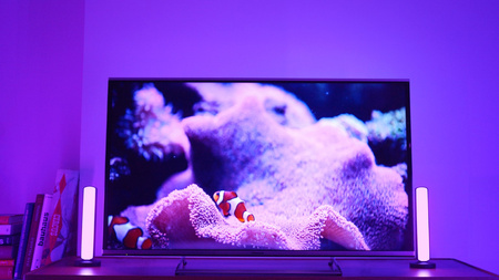 2x RGB LED herní stolní lampa + TW 28cm světelná lišta Smart App SMART+ WiFi Moodlights OSRAM