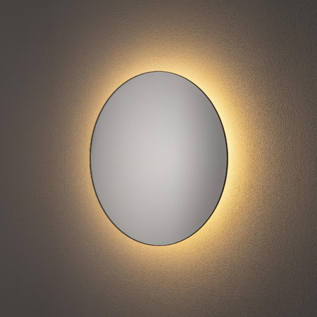 Nástěnné svítidlo LED 10W 60lm 3000K Warm Silver Modern RING MIRROR LED M 10277 Nowodvorski