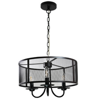 Stropní závěsné svítidlo 3x E14 Black Soho Sanico Goldlux
