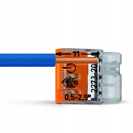 Instalační konektor Rychlokonektor 5x0.5-2.5mm drátěná kostka