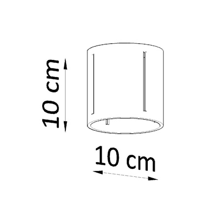 INEZ G9 Spot Tuba svítidlo pro povrchovou montáž Černá SOLLUX