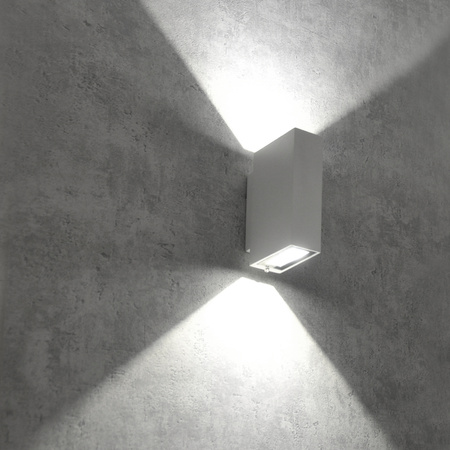 Nástěnné svítidlo LED Elevation Bílá Horní/Spodní 2x2.5W 4000K Neutrální bila ORLEAN GOLDLUX (Polux)