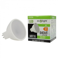 LED reflektorová žárovka MR16 GU5.3 8W 640lm 3000K Warm 12V Ecolight
