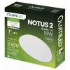 LED stropní plafon 18W NOTUS 2 Round IP44 33 cm LUMILED