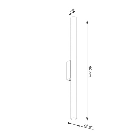 Tuba Spot Závěsné svítidlo 2x G9 Olive Pastelo Ocean Green SL.1523 Sollux