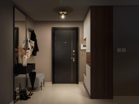 Povrchové stropní svítidlo E27 Grey Decor Ledvance