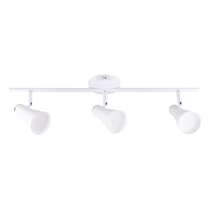 Pohyblivé a nastavitelné stropní a nástěnné svítidlo 12.6W LED BERG 3 bílá 3000K GOLDLUX (Polux)