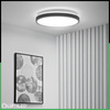 Stropní LED plafón s povrchovou montáží 36W 4000K CELIS Round IP44 Black Ring ALS LUMILED