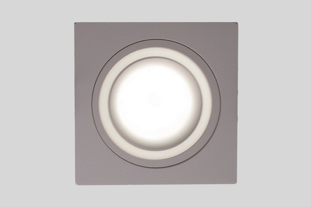 Halogenová Podhledové svítidlo GU10, IP44 Stálá Čtvercová Bílá CLARO LUMILED