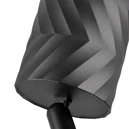 Nástěnné a stropní bodové svítidlo 2x GU10 černé zlato ARRAS Sanico Goldlux