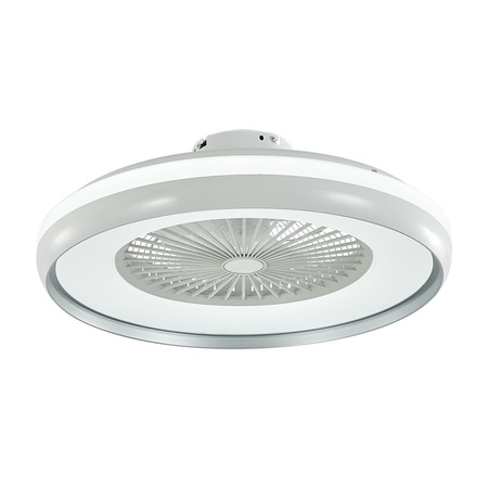 45W stropní ventilátor s vestavěným CCT LED světlem a RF dálkovým šedým kroužkem VT-5022 V-TAC