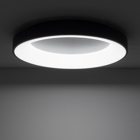 Plafond Stropní svítidlo LED 60W 5400lm 4000K Neutral Black NIKKI ROUND LED 11212 Nowodvorski