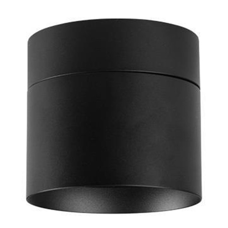 Halogenový reflektorový bodový reflektor GX53 Round Black Apilo Masterled pro povrchovou montáž