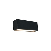 Zahradní lampa Nástěnná lampa UNIT LED 9122 IP54 2x5W 3000K Černá Nowodvorski