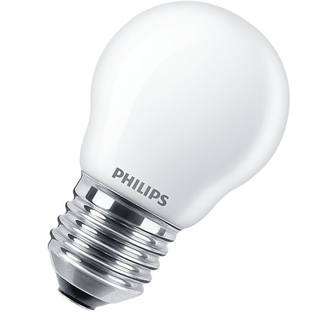 LED žárovka E27 P45 4.3W = 40W 470lm 2700K Teplá bílá PHILIPS CorePro