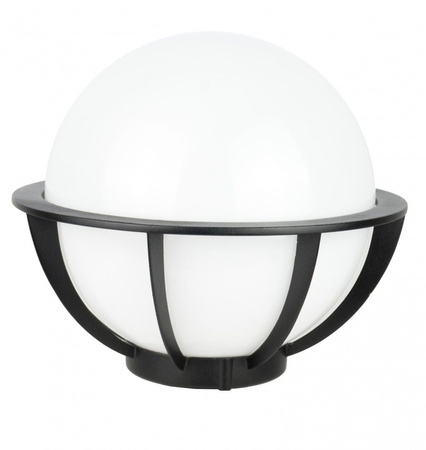 Venkovní zahradní lampa Stožár LANTERN E27 Koule s košíkem 250 OGMWN 1 KPO 250 170-270cm černá Su-Ma